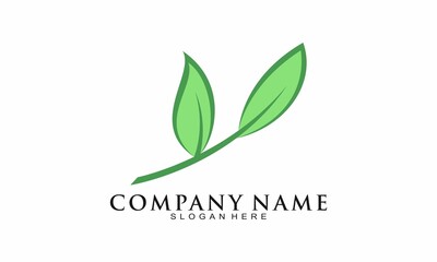 Nature leaf vector logo