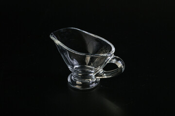 Empty gravy boat for sauce