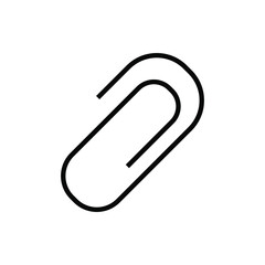 Paperclip icon vector graphic