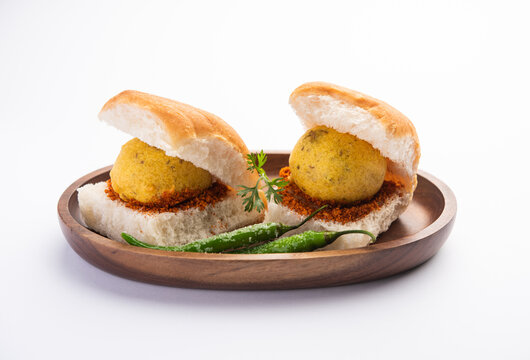 Vada Pav OR Wada Pao or indian burger