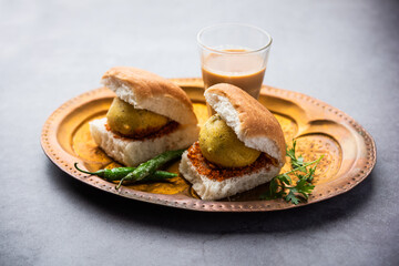 Vada Pav OR Wada Pao or indian burger