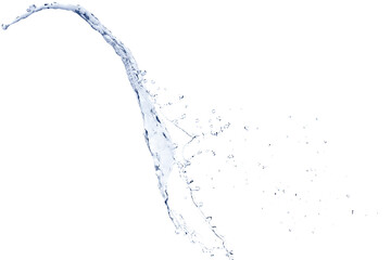 Fototapeta na wymiar Splash of water isolated on white