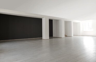 Empty interior of modern room