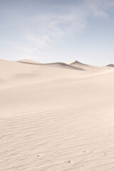 uitzicht op mooie zandduinen bij Sands Dunes National Park