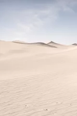 Crédence de cuisine en verre imprimé Blanche vue sur de belles dunes de sable au parc national de Sands Dunes