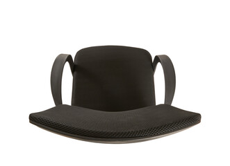 Office furniture isolated white background, chair and detail style.