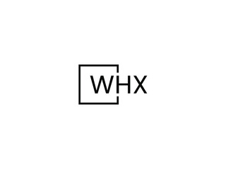 WHX letter initial logo design vector illustration