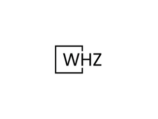 Obraz premium WHZ letter initial logo design vector illustration