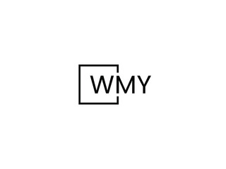 WMY letter initial logo design vector illustration