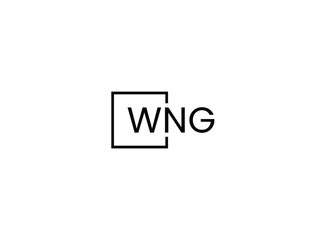 WNG letter initial logo design vector illustration