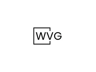 WVG letter initial logo design vector illustration