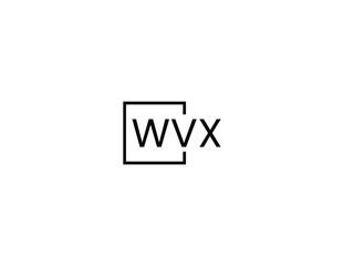 WVX letter initial logo design vector illustration