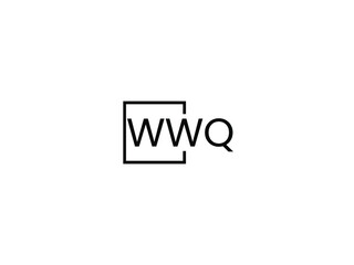 WWQ letter initial logo design vector illustration