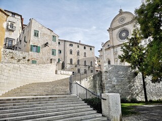 Sibenik Kroatien, Strand, Panorama, Altstadt und Sehenswürdigkeiten