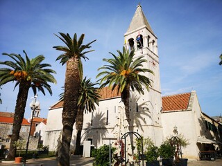 Naklejka premium Trogir Kroatien Altstadt und Sehenswürdigkeiten