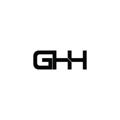 Obraz premium ghh initial letter monogram logo design