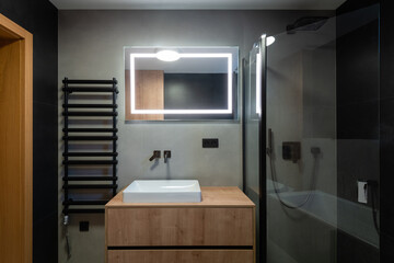 Bathroom interior of modern apartment