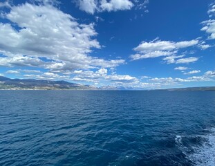 Überfahrt mit der Fähre von Split Dalmatien nach Supetar Insel Brac