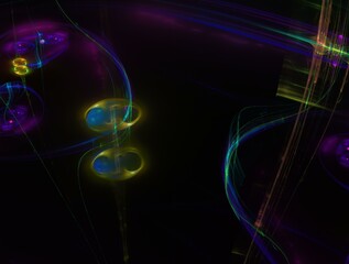 Obraz premium Imaginatory fractal abstract background Image
