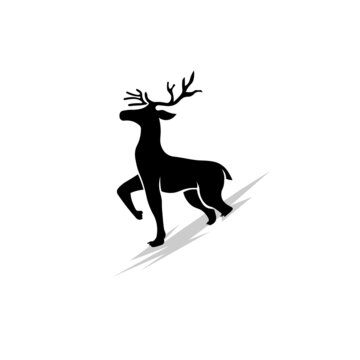 This simple and elegant deer logo is perfect for any business related to industrial or nature activities. Also ideal for businesses related to Christmas images. 
