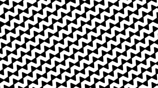 A moving zigzag line texture. Chevron pattern background. Exploding zig zag lines for business or creative themes. Herringbone textures. Retro pop art 80 70 years style. Geometric seamless elements. B
