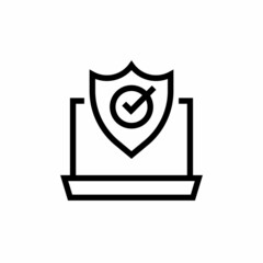 DATA PROTECTION icon in vector. Logotype