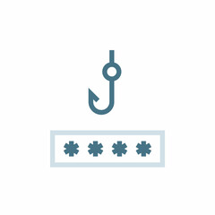 PASSWORD PHISHING icon in vector. Logotype