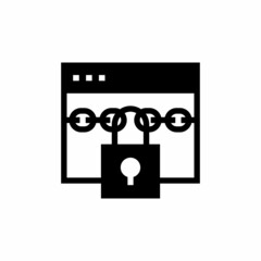 CYBERLOCK icon in vector. Logotype
