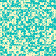 Abstract Geometric Pattern generative computational art illustration