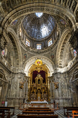 Obraz premium Interior of San Miguel church in Jerez de la Frontera in Andalusia, Spain