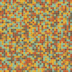 Abstract Geometric Pattern generative computational art illustration
