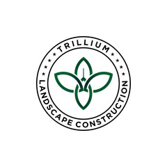 trilium logo design