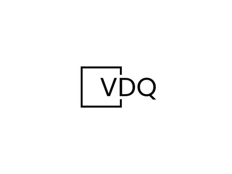 VDQ letter initial logo design vector illustration