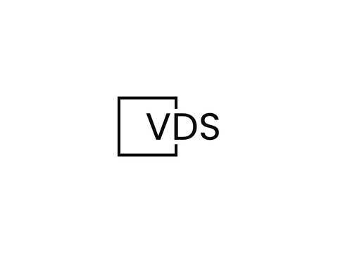 VDS letter initial logo design vector illustration