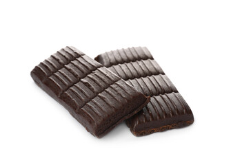 Sweet hematogen on white background. Nutrition bars