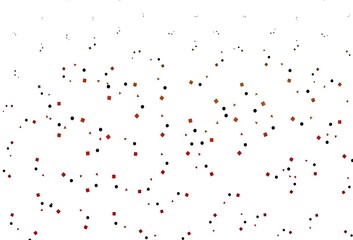 Light Green, Red vector texture in poly style with circles, cubes.