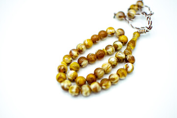 Tasbih is a form of dhikr that involves the glorification of God in Islam by saying Subḥānallāh.