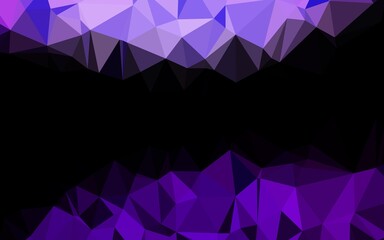 Light Purple vector blurry triangle texture.