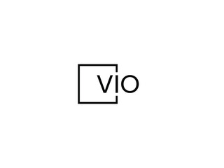 VIO letter initial logo design vector illustration