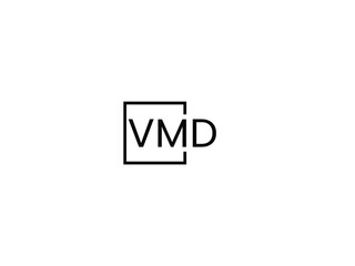 VMD letter initial logo design vector illustration