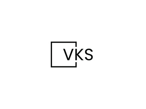 VKS letter initial logo design vector illustration