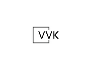 VVK letter initial logo design vector illustration
