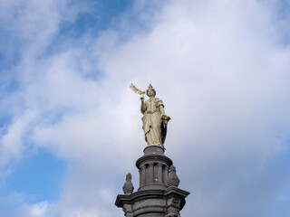 Fototapeta premium Wilhelminafontein in Deventer, Overijssel province, The Netherlands