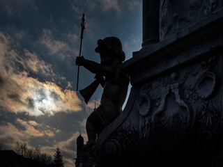 Wilhelminafontein in Deventer, Overijssel province, The Netherlands