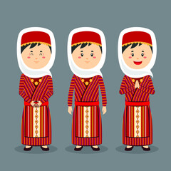 Armenians Character with Various Expression