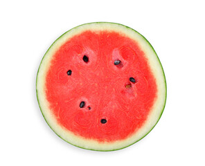Slice watermelon isolated on white background.