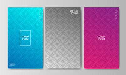 modern wallpaper or background with unique circle motifs with colorful gradients. suitable for wallpaper, background, web, poster, lyer, and more