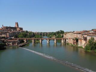 Albi, chef-lieu du département du Tarn en région Occitanie, France
