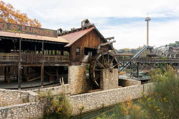 old mill in the village