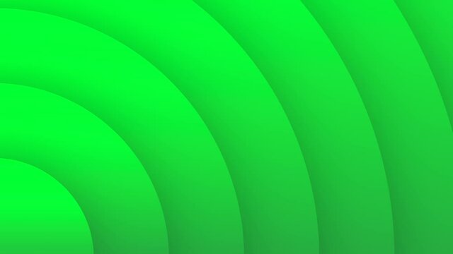 4k light gren dark green gradient seamless looped animated background. 3d circle rings minimal animation for presentation, event, party text backdrop. Halloween sale. Endless pure transition. Blank fr